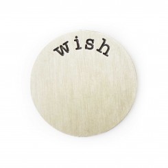 Wish Plate - Silver Tone
